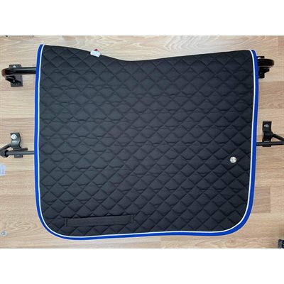 TAPIS OGILVY BABYPAD DRESSAGE CHEVAL NOIR-BLANC-BLEU ROYAL