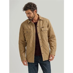 JACKET WRANGLER HOMME REVERSIBLE COULEUR SABLE