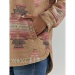 JACKET WRANGLER FEMME SHACKET AZTEC BRUN / TAN SMALL