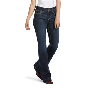 WOMENS ARIAT SLIM TROUSER ELLA HIGH RISE WIDE LEG RASCAL