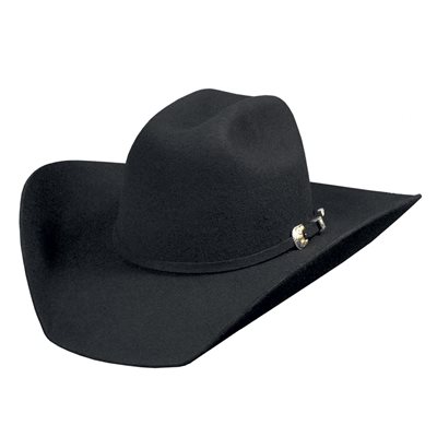 BULLHIDE COWBOY HAT KINGMAN 4X BLACK SZ.7 3 / 4