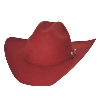 CHAPEAU DE COWBOY BULLHIDE KINGMAN 4X ROUGE GR. 7