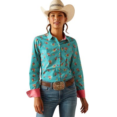 ARIAT SHIRT WOMEN KIRBY ESMERELDA SZ.MEDIUM