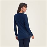 CHANDAIL MANCHES LONGUES ARIAT LAGUNA NAVY XSMALL