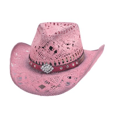 CHAPEAU DE COWBOY BULLHIDE MAGNIFICENT ROSE MEDIUM