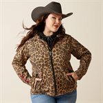 MANTEAU ARIAT FEMME NEW TEAM SOFTSHELL LEOPARD GR.S