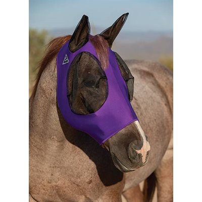 MASQUE A MOUCHE PROF.CHOICE LYCRA MAUVE GR.PONEY