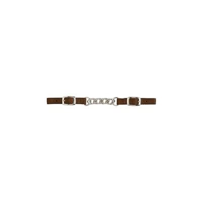 GOURMETTE EN NYLON BRUN CHAINE DOUBLE DE 3 1 / 2''