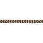 WESTERN RAWHIDE BRAIDED BARREL REIN BLACK / TAN