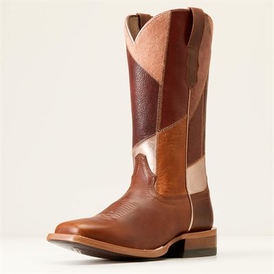 BOTTES WESTERN ARIAT FEMME FRONTIER PATCHWORK GR.8