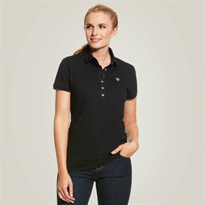 POLO PRIX ARIAT WOMEN BLACK