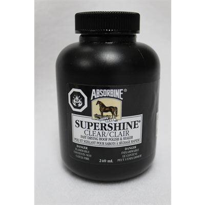 ABSORBINE SUPERSHINE POLI POUR SABOT CLAIR 240 ML