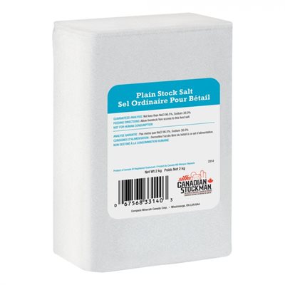 BLOC DE SEL BLANC 2KG