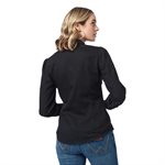 WRANGLER WOMEN'S SHIRT WESTERN BLACK WITH EMBROIDERY LARGE