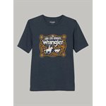 TSHIRT GARCON WRANGLER USA COWBOY SARCELLE