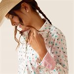 ARIAT SHIRT WOMEN KIRBY STEER GARDEN XSMALL