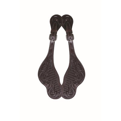 STRAP D'ÉPERON BASKETWEAVE / ARABESQUEHOMME BRUN CHOCOLAT