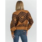 WRANGLER SWEATER LADY AZTEC BROWN / ROSS SMALL