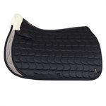 HORZE HOUSTON ALL PURPOSE SADDLE PAD WITH FLEECE CHARCOAL FULL