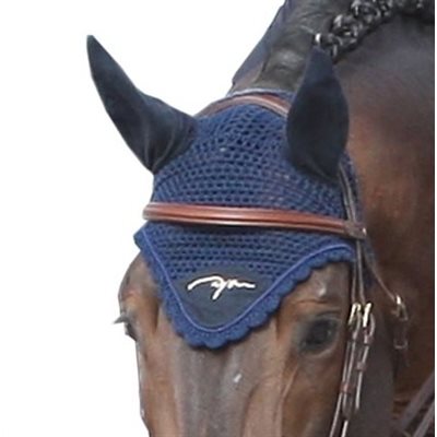 BONNET DY'ON BRODER BLEU PONEY