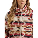 VESTE EN SHERPA WRANGLER FEMME AZTEC FRAMBOISE GR.M