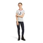 T-SHIRT ARIAT ENFANT UNICORN MOON HEATHER GREY MEDIUM / 10