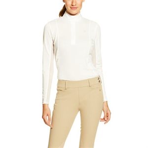 ARIAT SUNSTOPPER SHOW TOP WHITE