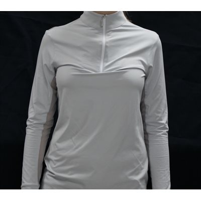 CHEMISE ARIAT SUNSTOPPER SHOW TOP BLANC L LS