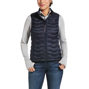 SLEEVELESS VEST IDEAL DOWN ARIAT WOMEN NAVY ECLIPSE