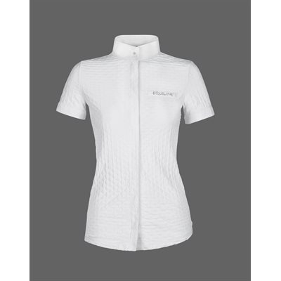 CHEMISE DE COMPÉTITON EQUILINE MISTY BLANCHE MEDIUM