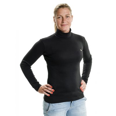 BACK ON TRACK BLACK TURTLE NECK SWEATER MEDIUM