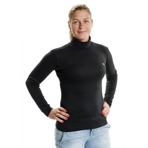 BACK ON TRACK BLACK TURTLE NECK SWEATER