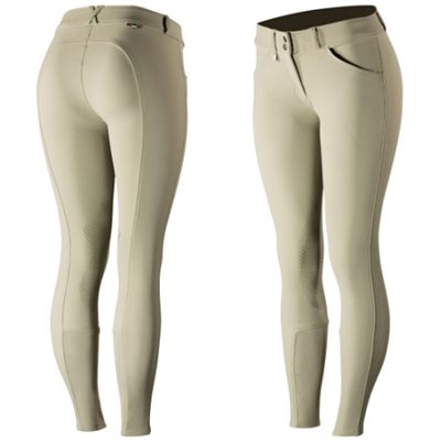 HORZE GRAND PRIX WOMEN'S LEATHER KNEE PATCH BREECHES 32