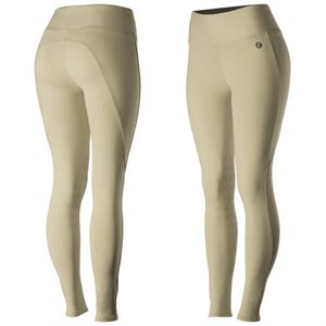 PANTALON HORZE LEGGING JULIET BEIGE KNEE PATCH 