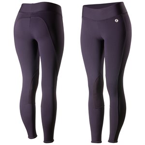 PANTALON HIVER HORZE ACTIVE KNEE PATCH FEMME VIOLET