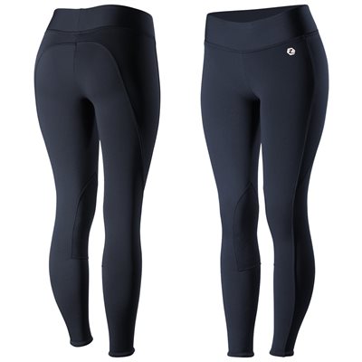 BREECHES HORZE WINTER ACTIVE WOMEN KNEE PATCH DARK NAVY 24