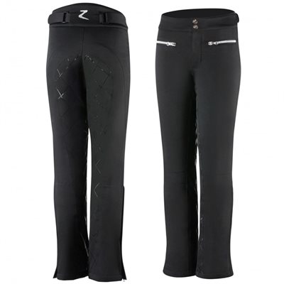 HORZE ADELINE KIDS FS BLACK SILICONE WINTER BREECHES 12 / 150