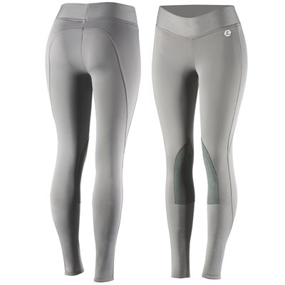 BREECHES HORZE WINTER ACTIVE WOMEN KNEE PATCH GREY 26