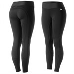 BREECHES HORZE WINTER ACTIVE WOMEN SILICONE FULL SEAT BLACK