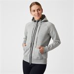 B VERTIGO GIANNA WOMENS STRETCHY HOODED JACKET GREY SZ 6 (36)