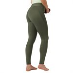 HORZE WOMENS TESSA FULL SEAT RIDING TIGHTS OLIVINE GREEN 22