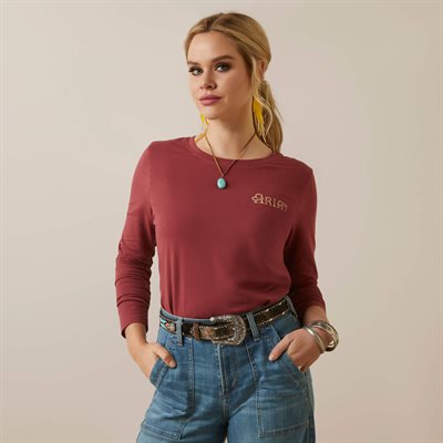 CHANDAIL ARIAT FEMME ML WEAR THE BRAND BURT RUSSET LARGE