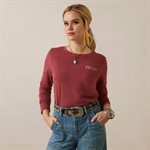 CHANDAIL ARIAT FEMME ML WEAR THE BRAND BURT RUSSET SMALL