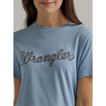 T SHIRT WRANGLER FEMME ASHLEY BLUE GR.M