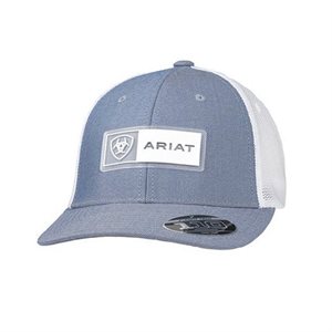 ARIAT CAP BLUE / WHITE WHITE LOGO