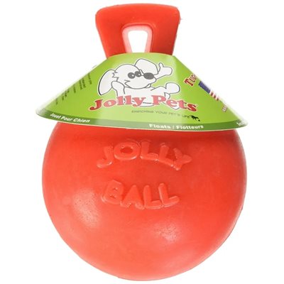 BALLON JOLLY BALL POUR CHIEN ORANGE 4.5''