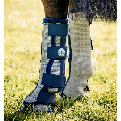 HORSEWARE FLYBOOT SILVER / NAVY GR.COB