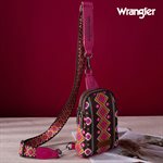 WRANGLER SAC A BANDOUILLERE AZTEC ROSE / BRUN