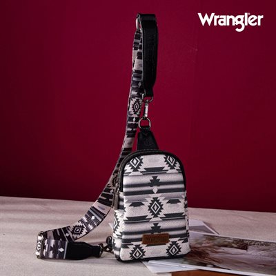 WRANGLER CROSSBODY AZTEC BAG PINK / BROWN