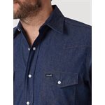 CHEMISE WRANGLER JEANS MANCHE COURTE SNAP